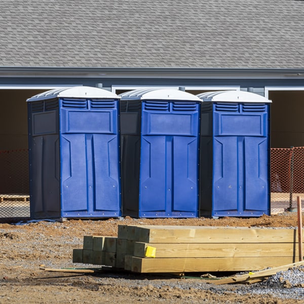 is there a specific order in which to place multiple portable toilets in Morrison Tennessee